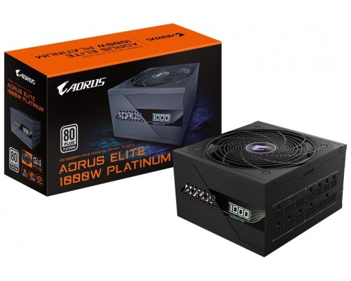 GIGABYTE MODULAR FUENTE ALIM. AORUS ELITE AE1000PM PG5 80 PLUS PLATINUM